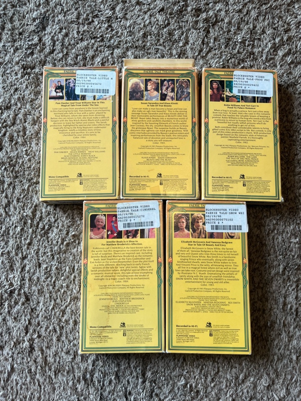 Vintage Fairytale VHS Box Set - Shelly Duvall and others - Picture 6 of 6
